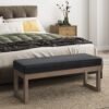 Milltown - Large Ottoman Bench - Midnight Black - Image 7