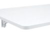 Laundry Room, Folding Table Wall Mounted Folding Table For Small Spaces, Fold Down Desk, Workbench, Addition To Garage & Shed - White - Image 12
