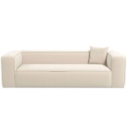 Marshall - Modern Boucle Sofa - Cream / White