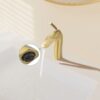 Contemporary Single Handle Lavatory Basin Faucet Durable Brass - Brushed Gold - Image 7