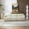 Simone - Sofa - Cream / White - Image 9