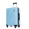 3 Piece Luggage Sets Lightweight Suitcase With Two Hooks, Spinner Wheels, (20/24/28) - Aqua Blue - Image 13