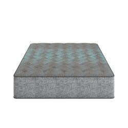 Comfort Care - 13" California King Hybrid Mattress, Plush Comfort - Gray / Blue