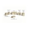 Marble Bathroom Accessories Set, Natural Stone - Beige / Gold / Beige / Yellow - Image 3