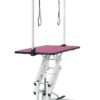 Hydraulic Pet Grooming Table With"H" Arm - Pink - Image 8