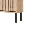 2 Door Shoe Rack, Freestanding Modern Shoe Storage Cabinet, For Entryway - Natural - Image 19