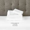 Comfort Care - King Size Hybrid Restful Nights Plush Mattress With Premium Comfort Bedding Pack - Black / White - Image 10