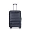 Luggage Set Of 5 Pieces, Expandable Hard Pc Luggage Set With Tsa Lock For Rotating Wheels, Lightweight Rolling Luggage - Black - Image 10