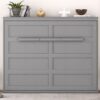 Queen Size, Murphy Wall Bed - Gray - Image 14