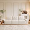 3 Seater Sofa Couch For Living Room, Modern Couches For Small Space, Cat Nest Sofa, For Cat Friendly, Comfy Couch With Waterproof And Cat Scratch Resistant Fabric - Image 13