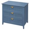 3 Drawer Cabinet For Bedroom - Blue - Image 9