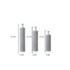 Modern Floor Vase Set Metal Vases With Geometric Pattern, 3 Piece Home Decor Set - White / Black - Image 2