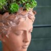 D6X9" Visage Head Bust Planter - Brown - Image 10