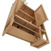 Elegant Bamboo Wall Mounted Bathroom Cabinet With Storage For Toiletries And Towels - Neutral - Image 14