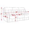 Genuine Leather Non-Power Reclining Sofa With Drop Down Table, Stainless Steel Cupholders And Magazine Bag - Blue - Image 15