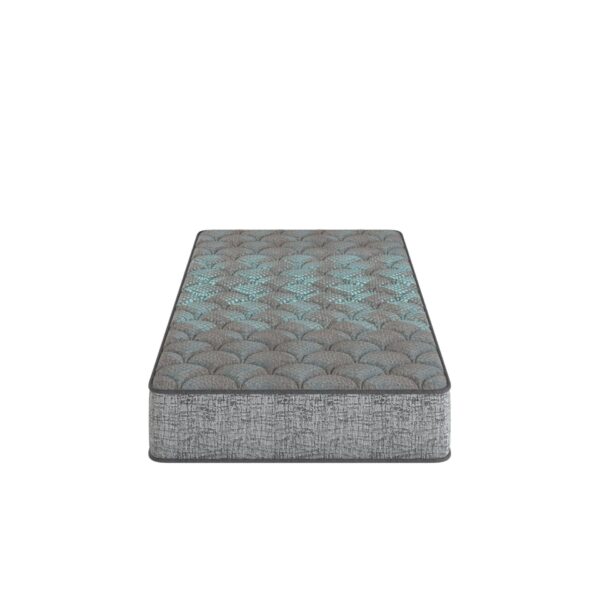 Comfort Care - 13" Twin Size Hybrid Mattress, Firm Comfort - Gray / Blue