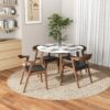 Alina - Dining Table - Brown / White - Image 2