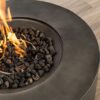 Fibre Reinforced Outdoor Fire Pit Table - Charcoal - Image 4