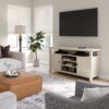 Amherst - TV Media Stand - Antique White - Image 11