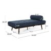 Chaise Lounge - Blue - Image 11