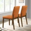 Ines - Dining Chair (Set of 2) - Brown / Burnt Orange - Image 6