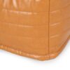 Bambo - Rectangle Pouf Ottoman Floor Cushion - Caramel - Image 5