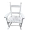 Children's Rocking Chair Indoor Or Outdoor, Suitable For Kids, Durable - White - Image 8
