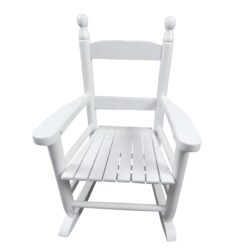 Children's Rocking Chair Indoor Or Outdoor, Suitable For Kids, Durable - White
