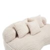 Bean Bag Sofa Lazy Sofa Comfort Lounger High Back Chair For Adults And Kids, Indoor & Outdoor - Beige - Image 26