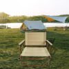 Comfy Foldable And Portable Chair With Armrests, Indoor And Outdoor (Set of 4) - Brown - Image 2
