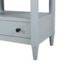Open Nightstand With 2 Drawers - Light Blue - Image 6