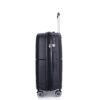 Expandable Hardshell Suitcase Double Spinner Wheels Pp Luggage Sets Lightweight Durable Suitcase & Tsa Lock, 3 Piece Set (20/24/28) - Black - Image 15