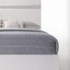 Naima - Queen High Gloss Bed - White - Image 3