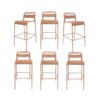 Carmella - Outdoor Barstool (Set of 6) - Orange - Image 10
