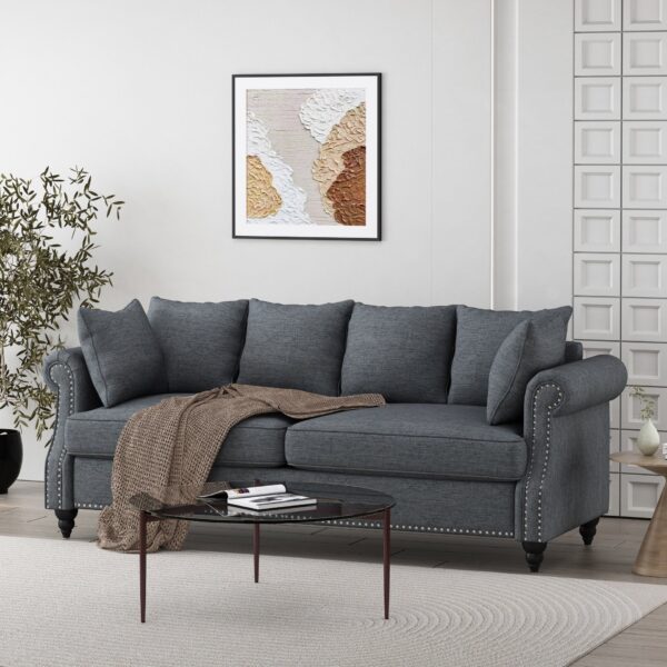 3 Seater Sofa - Charcoal