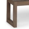 Milltown - Large Ottoman Bench - Mink Brown - Image 5