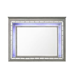 Antares - Mirror With LED - Light Gray