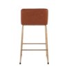 Casper - Fixed Height Contemporary Counter Stool (Set of 2) - Gold / Camel - Image 5