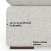 Jasmine - Center Sofa Module - Gray - Image 10