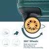 Carry On Luggage Airline Approved Carry On Suitcase With Tsa Approved Carry On Luggage With Wheels Carry On Bag Hard Shell Suitcases - Dark Green - Image 12