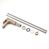Modern Single Handle Lavatory Basin Sink Faucet With Aerated Stream - Brushed Gold - Image 8