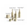 Luxury Natural Marble Living Room Accessories Set, Genuine Marble, 7 Pieces - Glod Yellow Beige - Image 3
