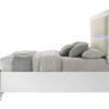 Tarian - Boucle Queen Bed With LED & Storage - White - Image 3