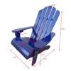 Outdoor Or Indoor Children Adirondack Chair - Blue - Image 10