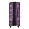 Expandable 3 Piece Luggage Sets Pc Lightweight & Durable Suitcase With Two Hooks, Spinner Wheels, Tsa Lock, (21/25/29) - Dark Purple - Image 10