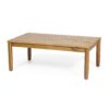 Outdoor Seating Set With Coffee Table And Loveseat - Teak - Image 4