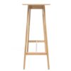 Bar Height Dining Table With Splayed Legs And Elongated Rectangular Top - Natural - Image 5