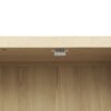 4 Door Storage Cabinet With 1 Drawer And 4 Adjustable Inner Shelves - Natural - Image 21