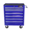 7 Drawers Multifunctional Tool Cart With Wheels - Blue - Image 2