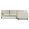 Ava - Mid Century Corner Sectional Sofa - Cream - Image 3